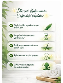 Epilasyon ve depilasyon sonrası tüy azaltıcı losyon