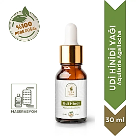Udi Hindi Yağı 30 ml. %100 Saf / Doğal Bağışıklık Desteği ve Ferah Nefes Deneyimi